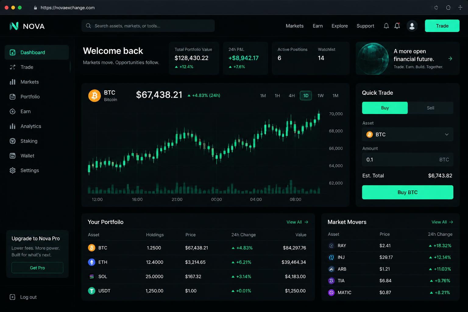AI-generated futuristic premium desktop website design concept