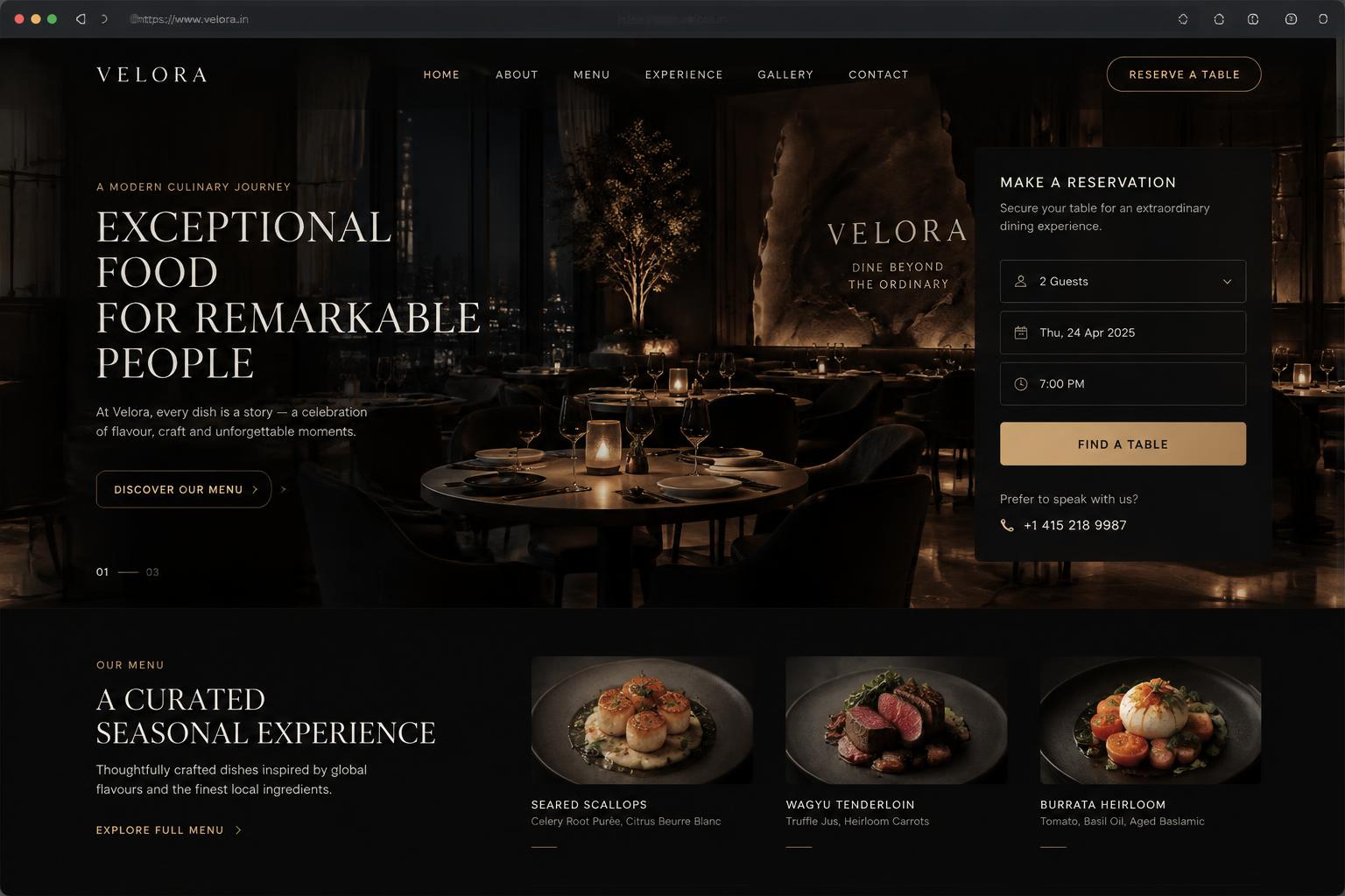 AI-generated futuristic premium desktop website design concept