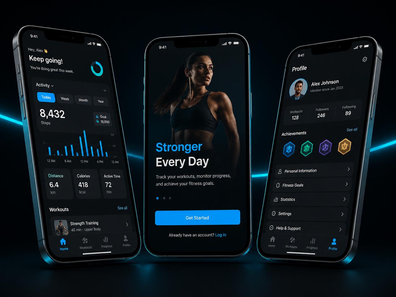 Pulse — Fitness App — Mobile Apps project by MAVRO&CO