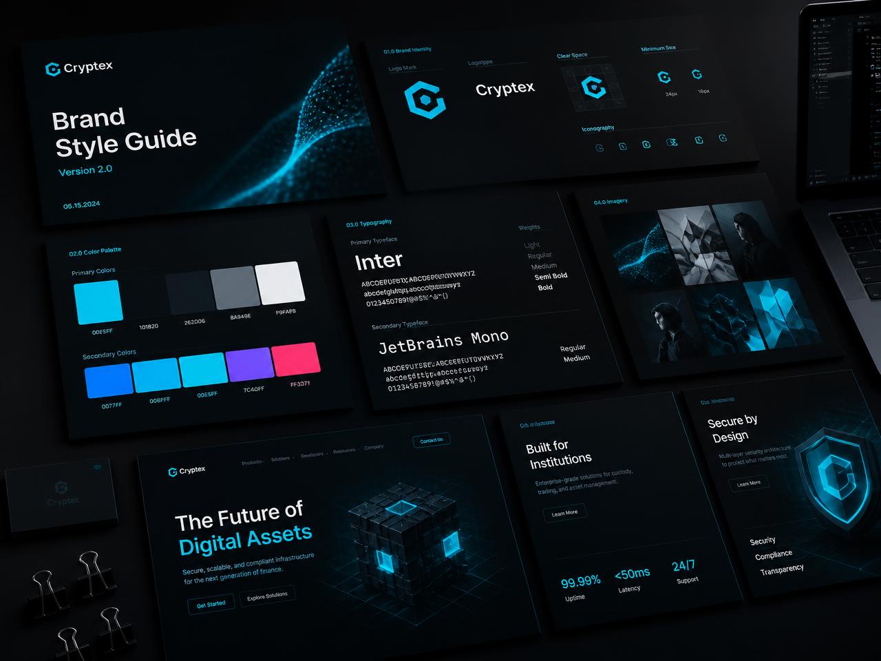 Cryptex — Brand System — Web Design project by MAVRO&CO