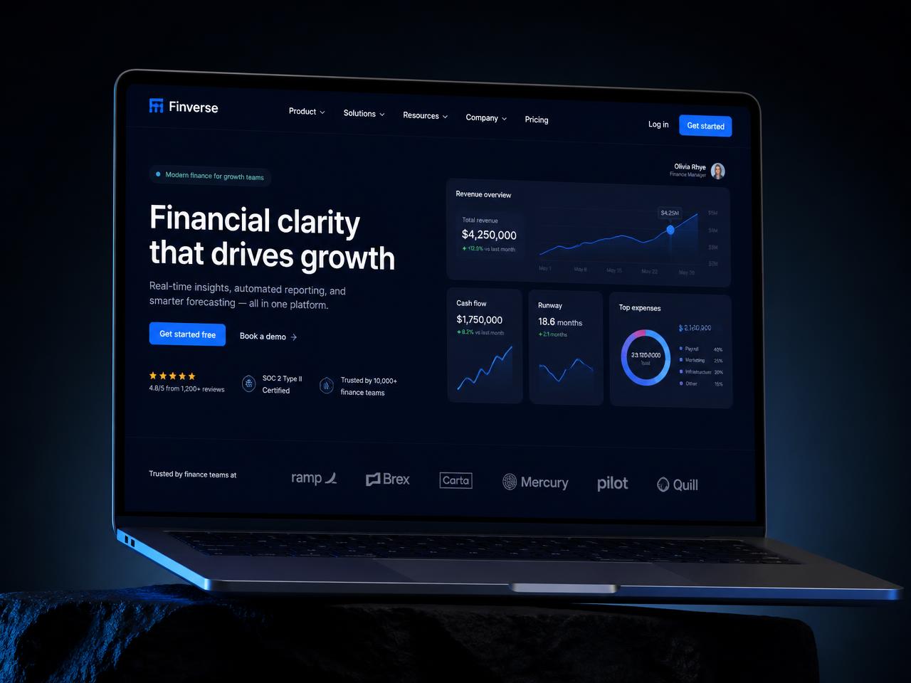 Finverse — Finance Platform — Web Development project by MAVRO&CO