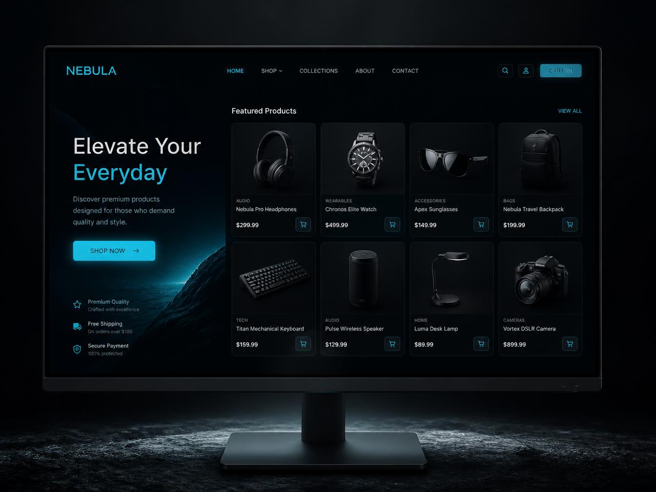Nebula — Premium Commerce — Web Development project by MAVRO&CO